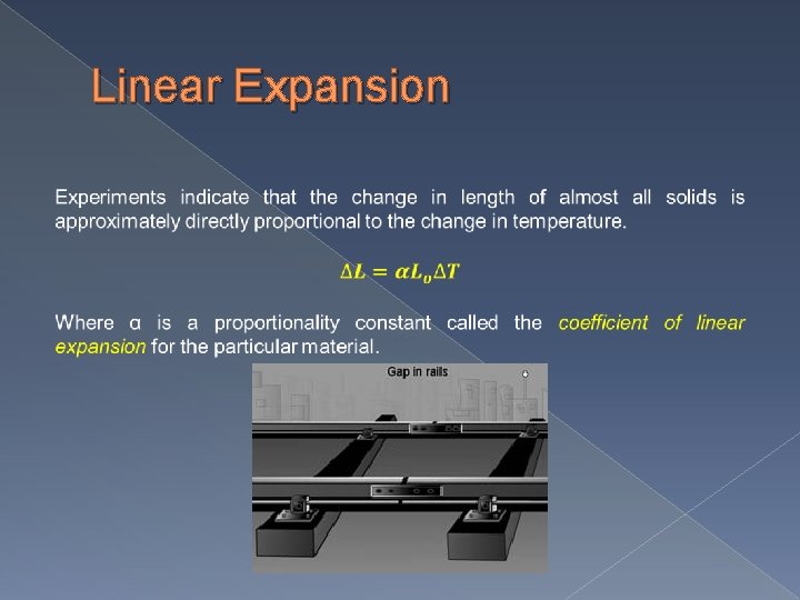Linear Expansion 