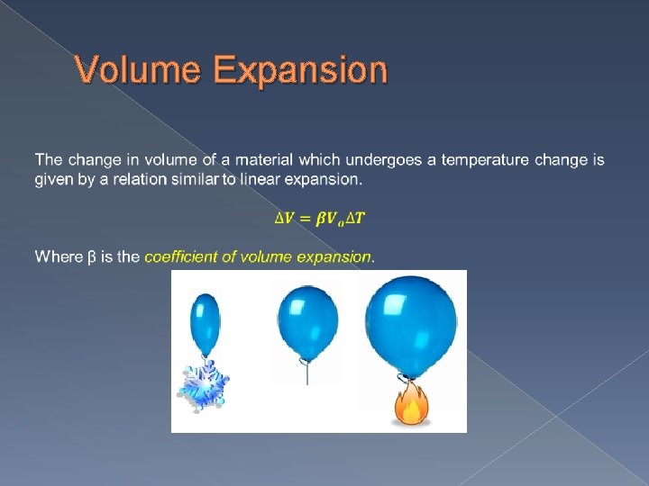 Volume Expansion 