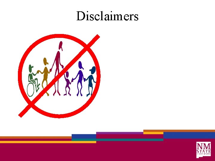 Disclaimers 