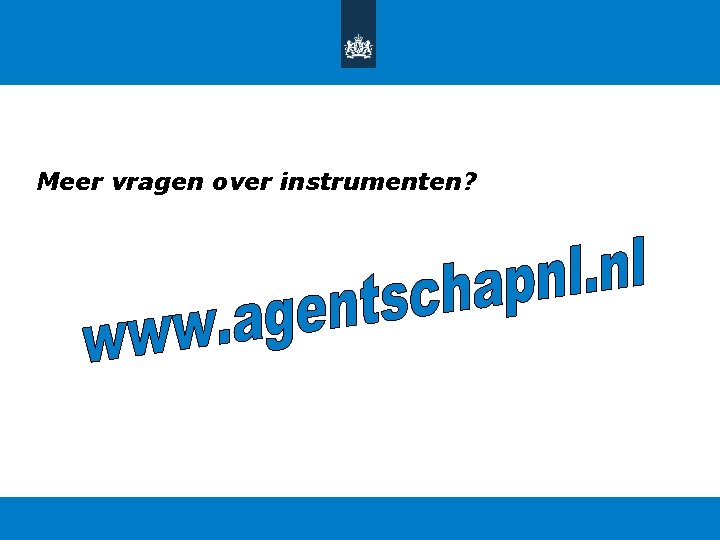 Meer vragen over instrumenten? 