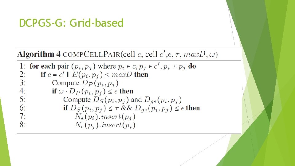 DCPGS-G: Grid-based 