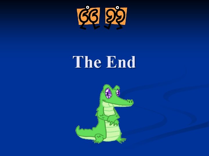 The End 