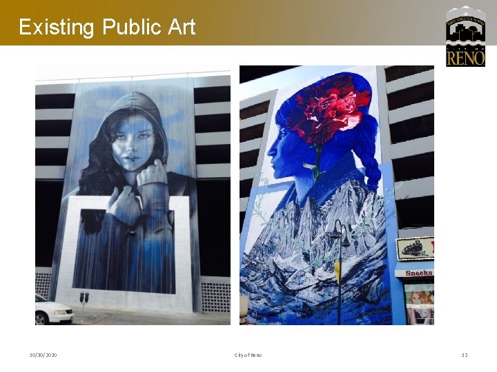 Existing Public Art 10/30/2020 City of Reno 12 