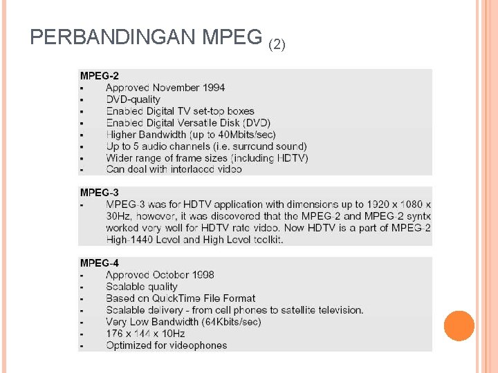 PERBANDINGAN MPEG (2) 