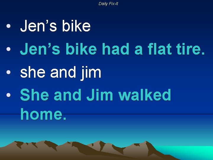 Daily Fix-It • • Jen’s bike had a flat tire. she and jim She