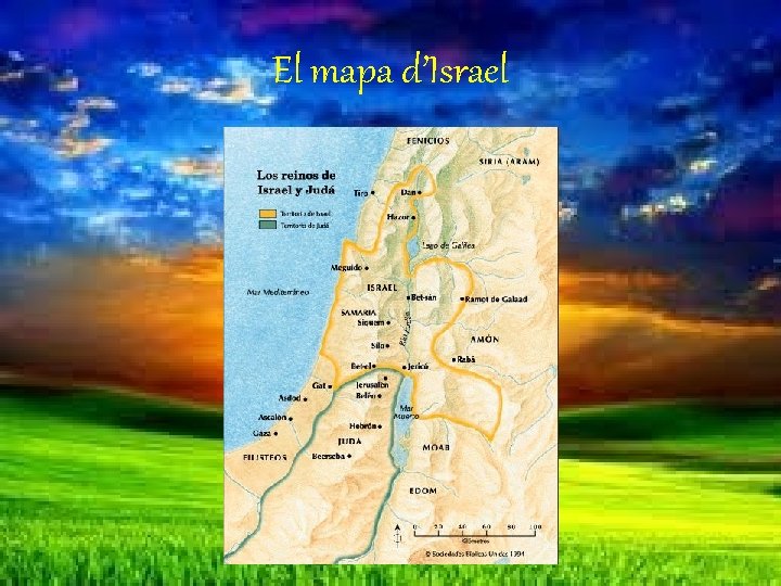El mapa d’Israel 