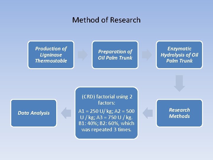 Method of Research Production of Ligninase Thermostable Preparation of Oil Palm Trunk Enzymatic Hydrolysis