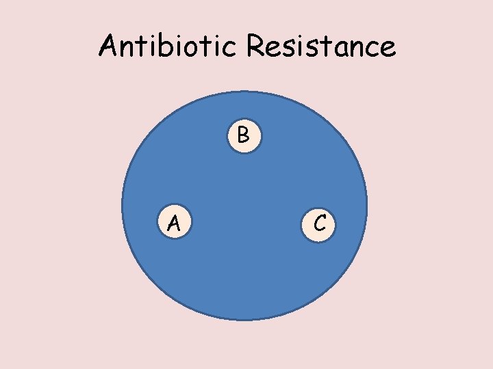 Antibiotic Resistance B A C 