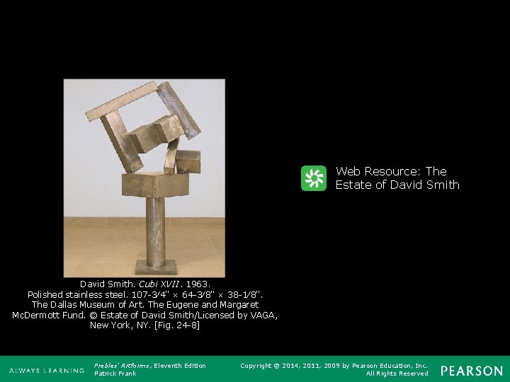 Web Resource: The Estate of David Smith. Cubi XVII. 1963. Polished stainless steel. 107