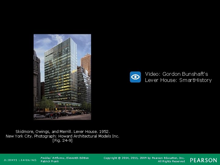 Video: Gordon Bunshaft's Lever House: Smart. History Skidmore, Owings, and Merrill. Lever House. 1952.