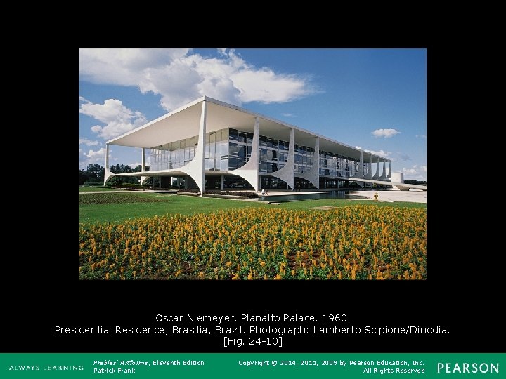 Oscar Niemeyer. Planalto Palace. 1960. Presidential Residence, Brasília, Brazil. Photograph: Lamberto Scipione/Dinodia. [Fig. 24