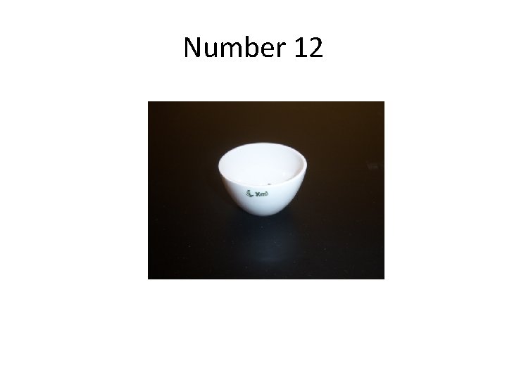 Number 12 