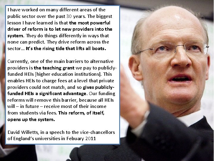 I have worked on many different areas of the public sector over the past