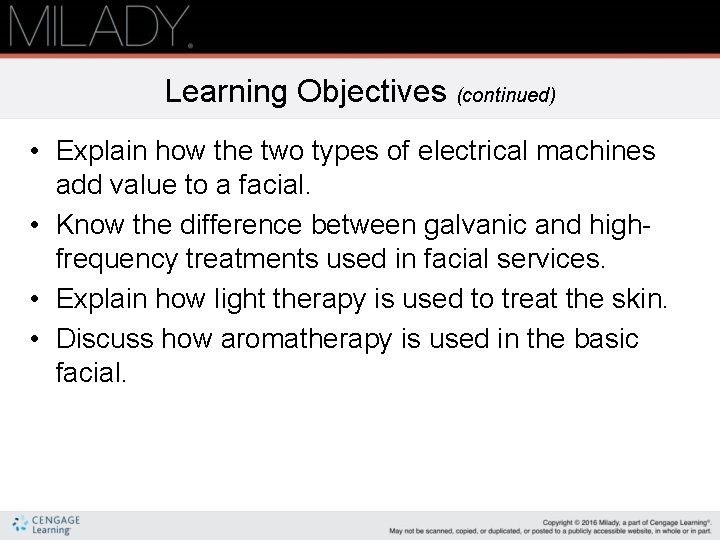 Learning Objectives (continued) • Explain how the two types of electrical machines add value