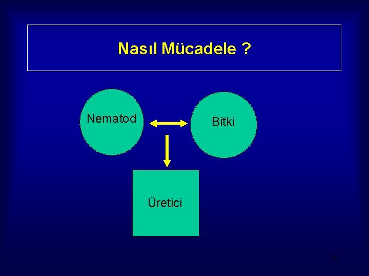 Nasıl Mücadele ? Nematod Bitki Üretici 30 