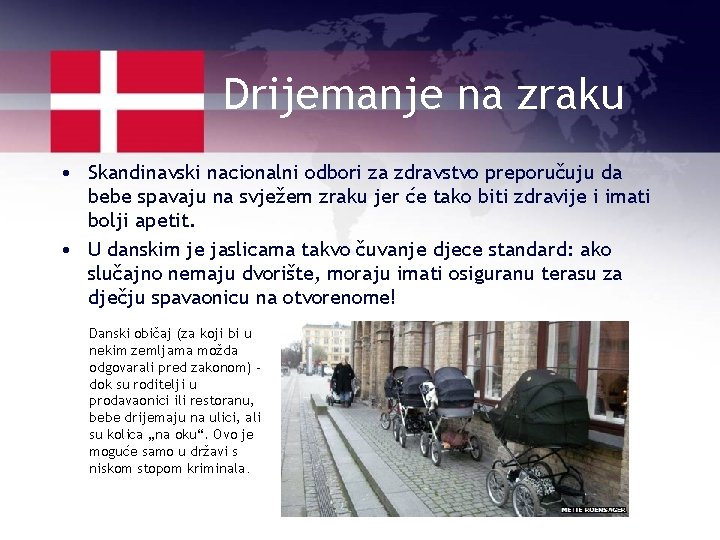 Drijemanje na zraku • Skandinavski nacionalni odbori za zdravstvo preporučuju da bebe spavaju na