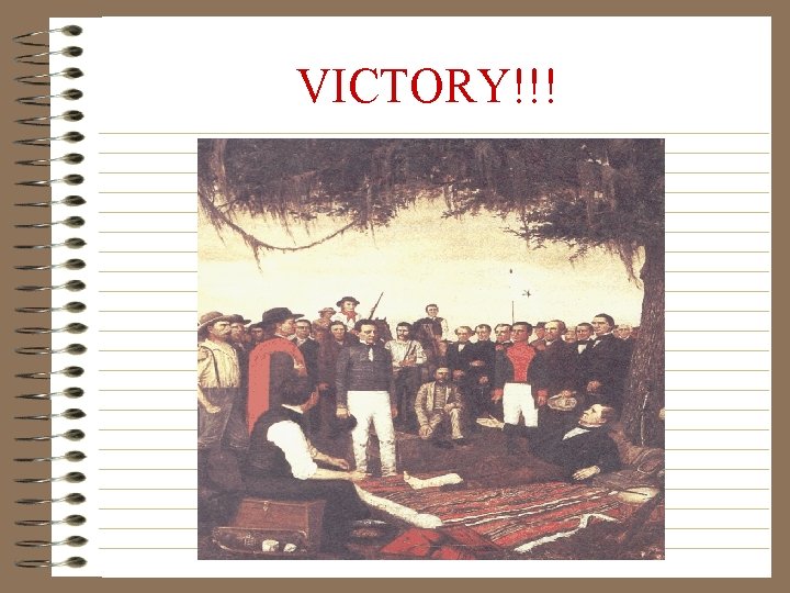 VICTORY!!! 