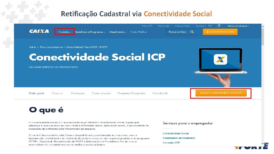 Retificação Cadastral via Conectividade Social 