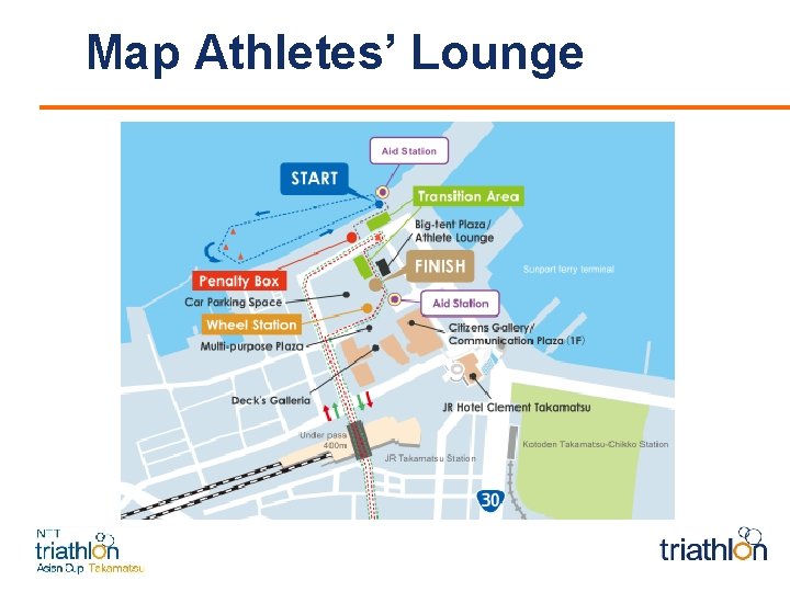 Map Athletes’ Lounge 