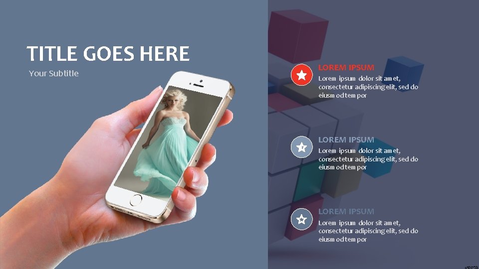 TITLE GOES HERE Your Subtitle LOREM IPSUM Lorem ipsum dolor sit amet, consectetur adipiscing