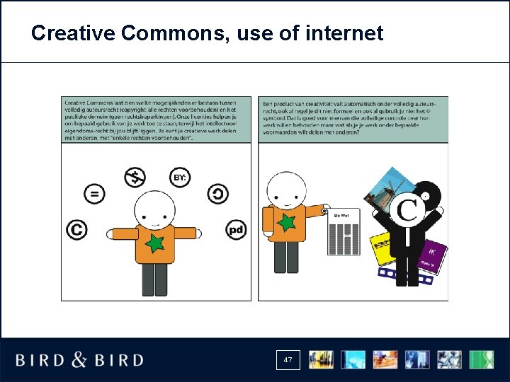 Creative Commons, use of internet 47 