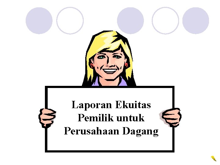 Laporan Ekuitas Pemilik untuk Perusahaan Dagang 