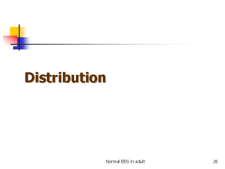 Distribution Normal EEG in adult 26 