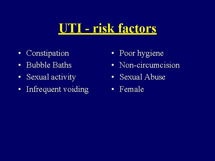 Pediatric UTI and Reflux By Brent Lee Lechner