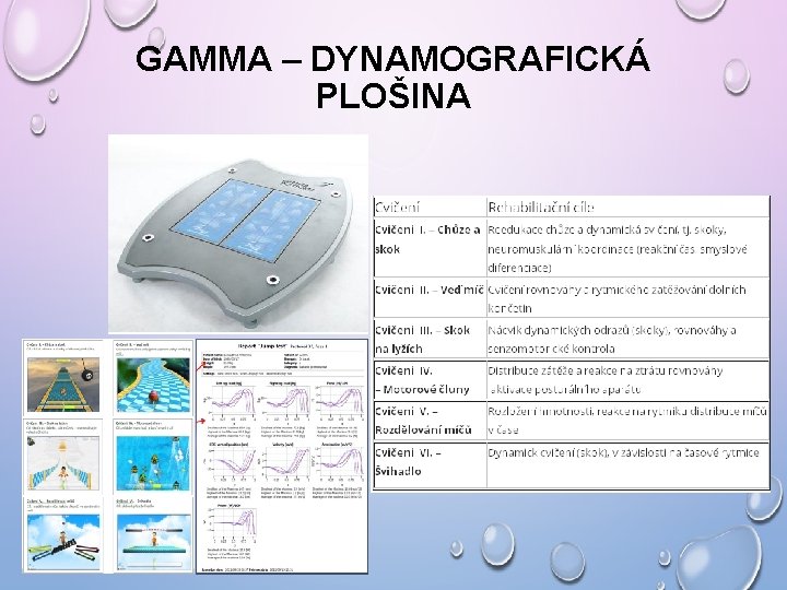 GAMMA – DYNAMOGRAFICKÁ PLOŠINA GAMMA – DYNAMOGRAFICKÁ PLOŠINA