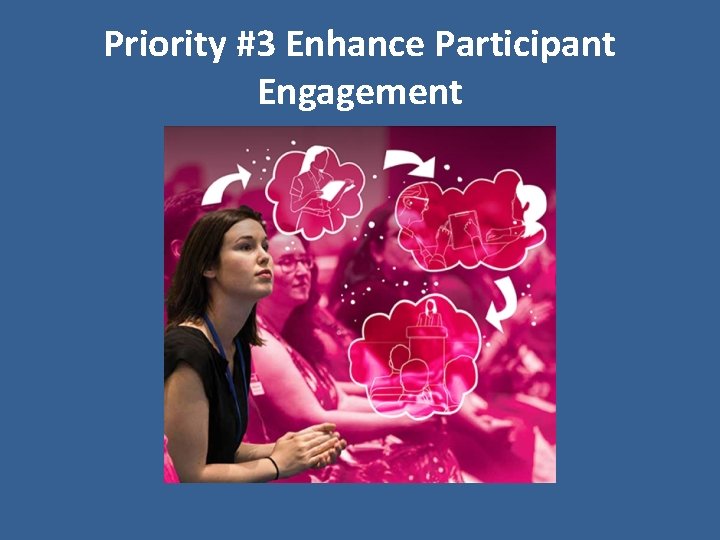 Priority #3 Enhance Participant Engagement 