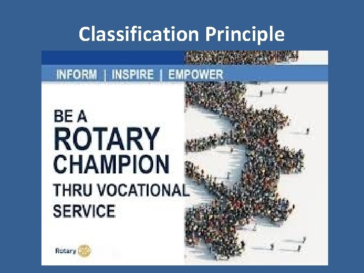 Classification Principle 