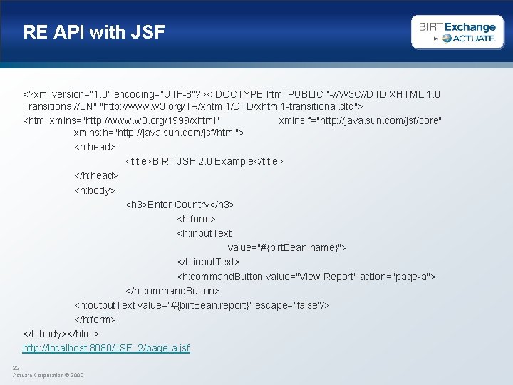 RE API with JSF <? xml version="1. 0" encoding="UTF-8"? ><!DOCTYPE html PUBLIC "-//W 3