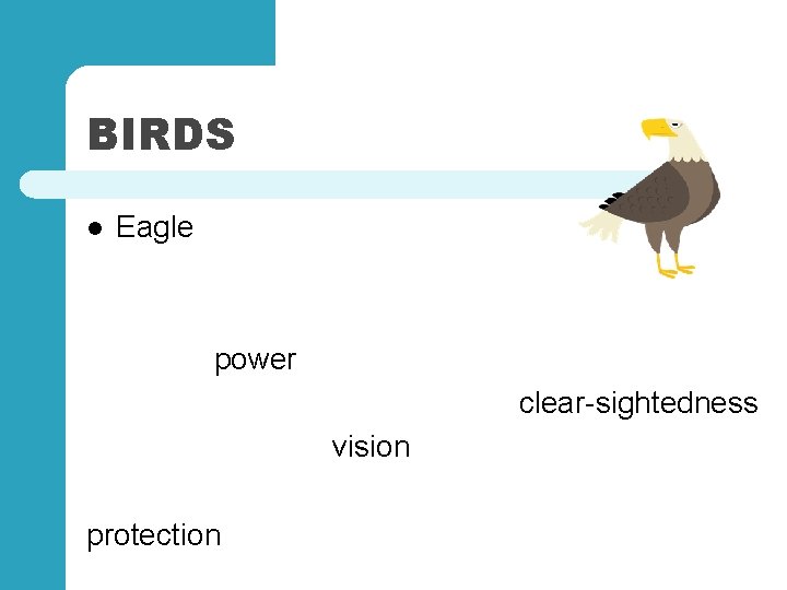 BIRDS l Eagle power clear-sightedness vision protection 