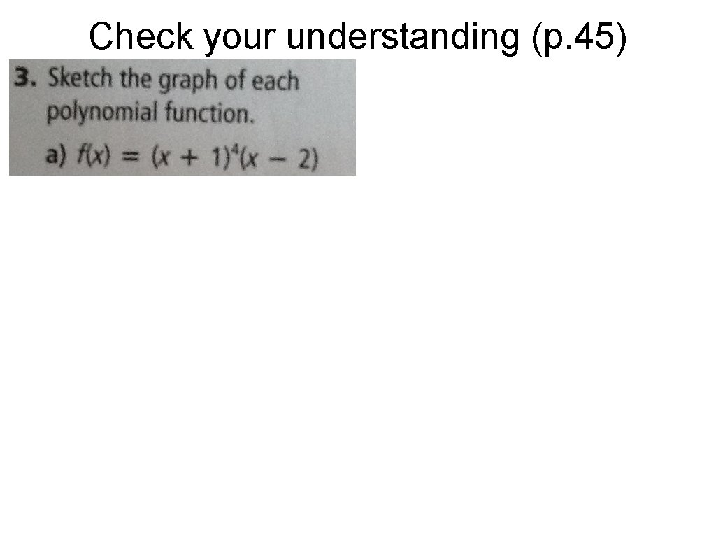 Check your understanding (p. 45) Check your understanding (p. 45)