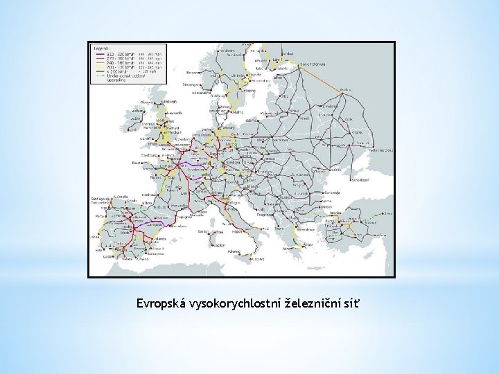 Evropská vysokorychlostní železniční síť 