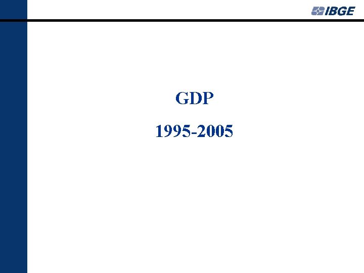 GDP 1995 -2005 