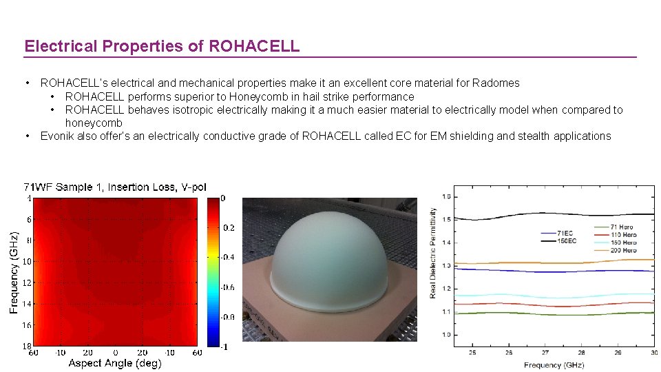 Electrical Properties of ROHACELL • • 9 ROHACELL’s electrical and mechanical properties make it