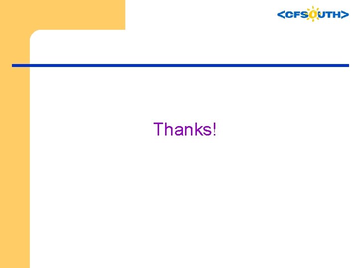 Thanks! 