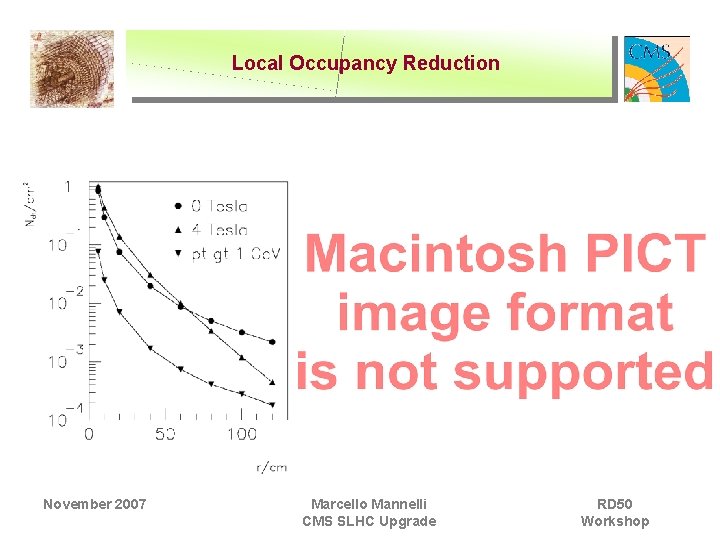 Local Occupancy Reduction November 2007 Marcello Mannelli CMS SLHC Upgrade RD 50 Workshop 