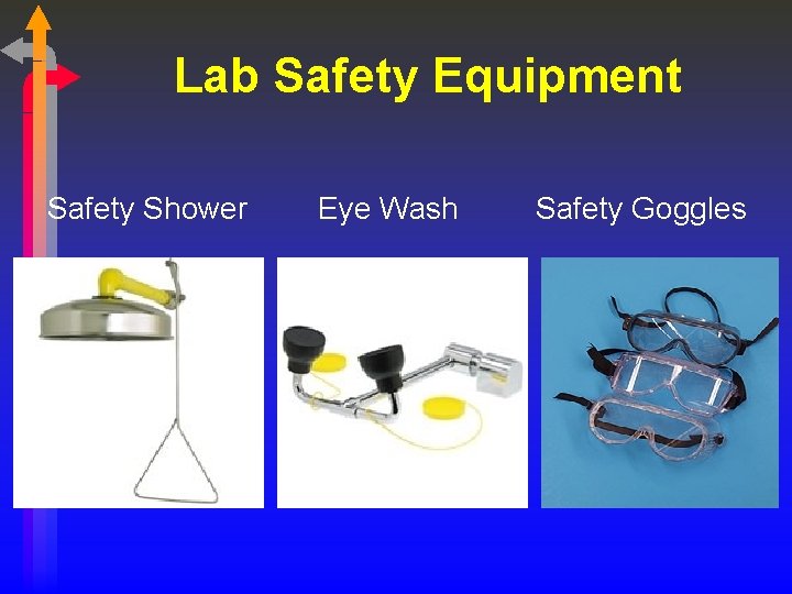 Lab Safety Equipment Safety Shower Eye Wash Safety Goggles 