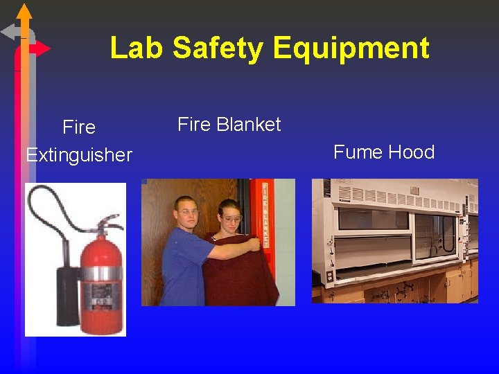 Lab Safety Equipment Fire Extinguisher Fire Blanket Fume Hood 