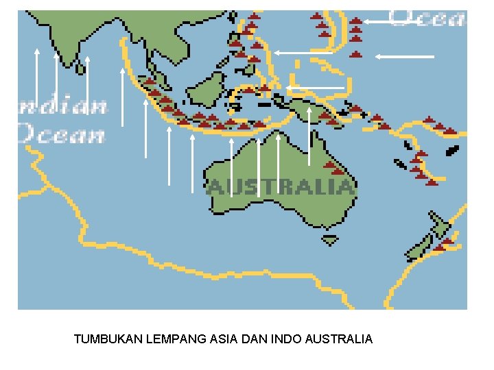 TUMBUKAN LEMPANG ASIA DAN INDO AUSTRALIA 