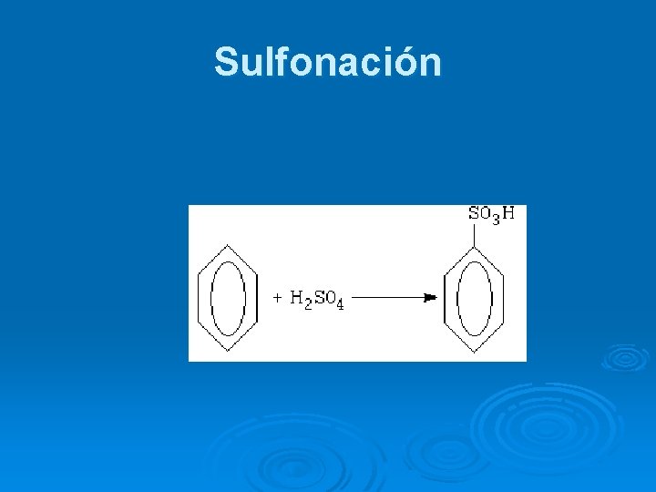 Sulfonación 