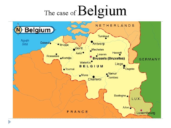 The case of Belgium 
