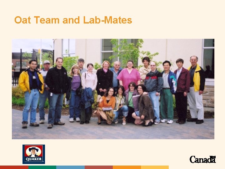 Oat Team and Lab-Mates 