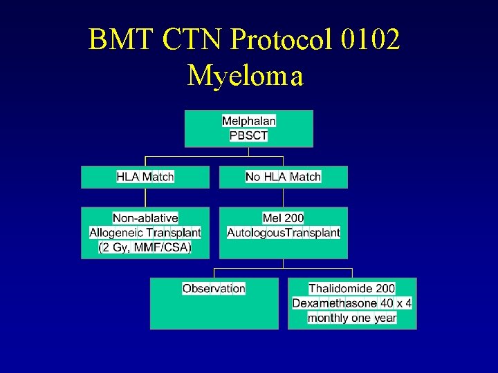 BMT CTN Protocol 0102 Myeloma 