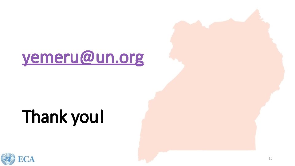 yemeru@un. org Thank you! 18 