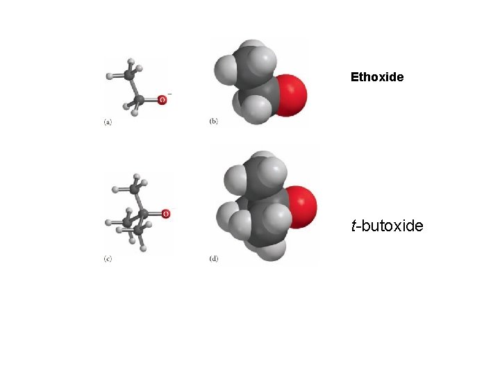 Ethoxide t-butoxide Ethoxide t-butoxide