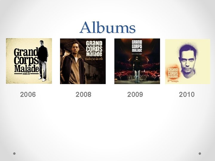 Albums 2006 2008 2009 2010 