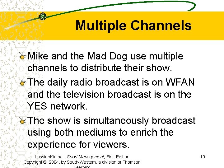 Multiple Channels Mike and the Mad Dog use multiple channels to distribute their show.